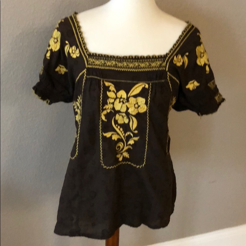 Cute brown blouse